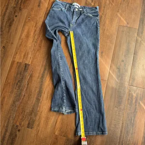 Vintage Tommy Hilfiger Bootcut Jeans Size 8 Dark Blue Y2K thumbnail 3