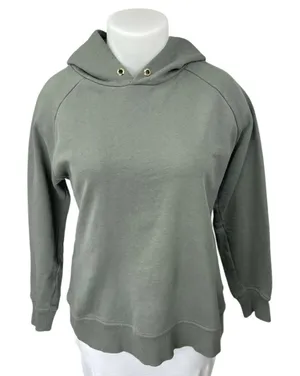 Wat The Brand Gray Cotton Long Sleeve Hooded Hoodie Sweatshirt Sweater Top Sz XL thumbnail 1