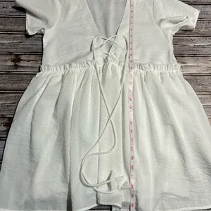 Hazel White Mini Rush Preference Dress Size Small thumbnail 8