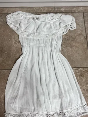 white beach dress Size M thumbnail 4