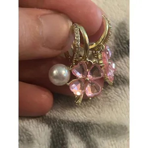 A034 earring fashion jewlery hoop thumbnail 4