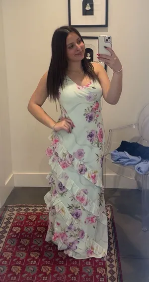 Floral Dress Green thumbnail 1
