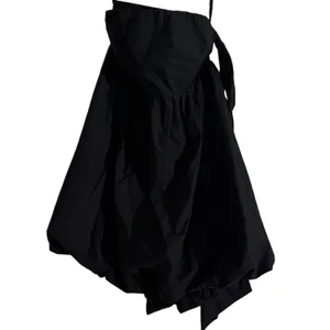 BP black sleeveless mini dress with a bubble hem and bow detail. Size M thumbnail 4