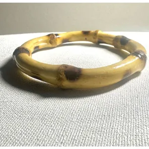 Bamboo bangle bracelet thumbnail 6