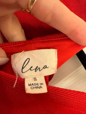 Lena red mini dress with wiring thumbnail 3