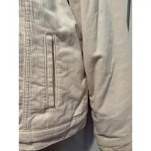 Levi's Sherpa Trucker Jacket Corduroy Cream Ivory Size L Fleece Lined Coat thumbnail 4