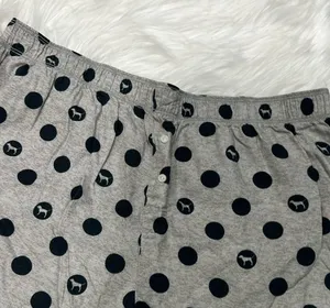 Pink Flannel Boxy Pajama Shorts thumbnail 2