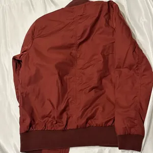 Abercrombie Fitch Dark Red Bomber Jacket thumbnail 5