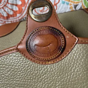 Dooney & Bourke Vintage Small AWL Satchel Taupe Brown thumbnail 16