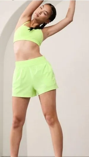 Athleta High-Rise Weekender Run Short in Tequila Green Size XL thumbnail 1