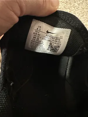 Nike Women's Black Breathable Air Max Athletic Sneakers thumbnail 5
