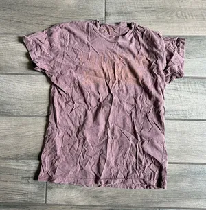 Mauve Crewneck Short Sleeve Tee Pink Size M thumbnail 1