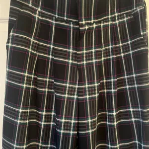 Torrid Green and Purple Plaid Wide Leg Pants thumbnail 3