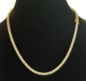 20” Classic Tennis Necklace Silver thumbnail 1