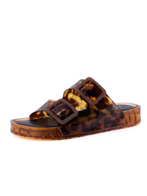 CUSHIONAIRE Pool Jelly Slide Sandals thumbnail 3