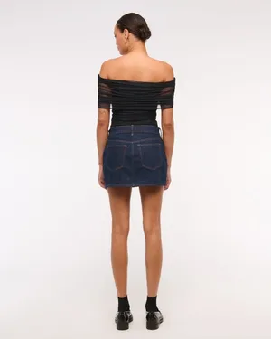 Abercrombie Mesh Foldover Bodysuit small thumbnail 4