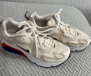 Nike Air Max 200 AT6175-100 Sail Desert Sand Phantom Black Women's Size 6.5 thumbnail 1