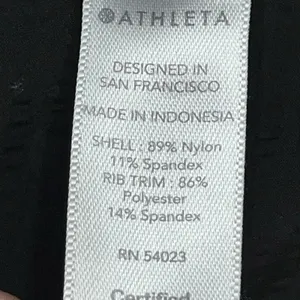 Athleta Womens‎ Textured Brooklyn Jogger Pants Size 16 Black Side Stripe Nylon thumbnail 6