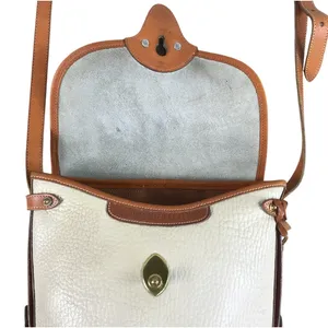 DOONEY & BOURKE VTG All Weather Leather Calvary Spectator Crossbody Bag Made USA thumbnail 6