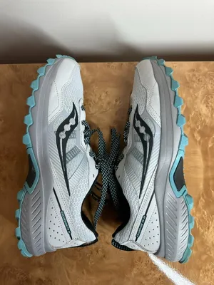 Saucony Excursion TR16 Trail Running Shoes Gray Teal Womens 10 Athletic Hiking thumbnail 5