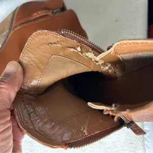 Frye  Tan Leather Ankle Boots thumbnail 6