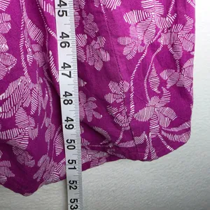 Universal Threads NWT Purple Floral Tiered Midi Dress Ruffle Strap Cotton Small thumbnail 9