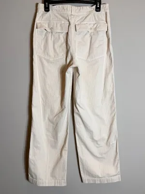 Madewell The Perfect Vintage Wide-Leg Pant: Utility Edition Women's 29 Linen Tan thumbnail 10