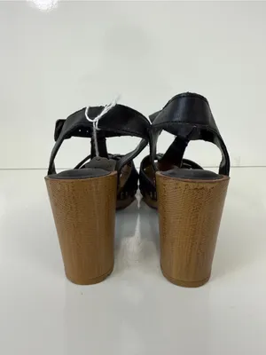 Charlotte Russe Women’s Freeda Black Fisherman Heels. Size: US 6 thumbnail 7