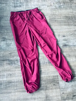 Women's Paskho tie waist Serene jogger magenta size small thumbnail 2