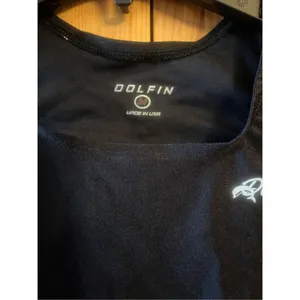Dolfin athletic tank top black size medium Nwt (1309) thumbnail 2