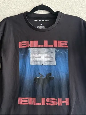 Billie Eilish Target Exclusive Hit Me Hard and Soft Graphic Tee M thumbnail 5