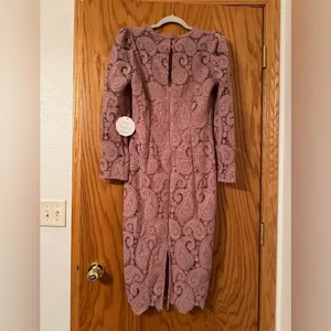 Little Mistress At First Blush Midi Dress - NWT - Size 8 thumbnail 4