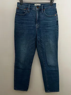 MADEWELL- The Perfect Vintage Crop Jean in Sandford Wash: Summerweight Edition thumbnail 2