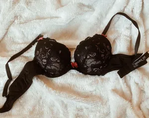 Sexy Black Lace Bra 34A thumbnail 1
