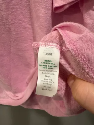 Aerie Linen Blend Palm Tree Print Tee thumbnail 5