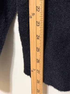 Aritzia Wilfred Free Black Mockneck Plush Sweater Size XS Oversized Black Soft thumbnail 9