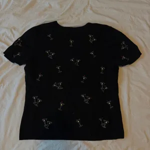 Lily Stanhope Vintage Martini Knit Tee Black Size XL thumbnail 5