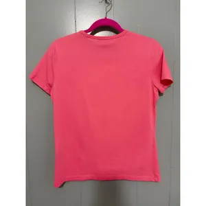 Vintage Lauren Active Ralph Lauren Pink Embroidered Crest Logo Cotton T-shirt M thumbnail 4