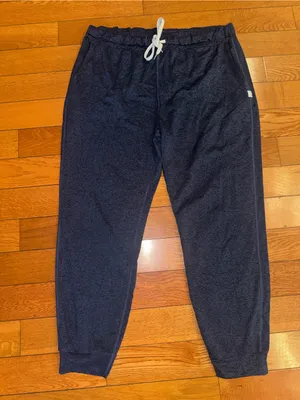 Vuori Performance Jogger Navy Blue Heather DreamKnit Lounge Pants thumbnail 2