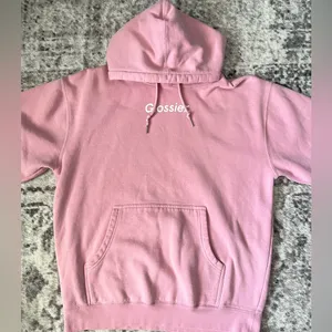 Glossier Original Pink Hoodie Size M thumbnail 2