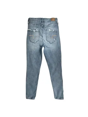 American Eagle Next Level Stretch High Rise Distressed Jegging Jeans Size 10 thumbnail 4