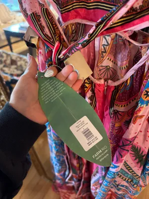 Farm Rio macaw scarf maxi dress small thumbnail 9