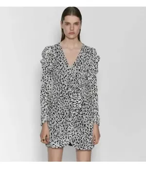 ZARA NWT ANIMAL PRINT DRESS‎  thumbnail 8