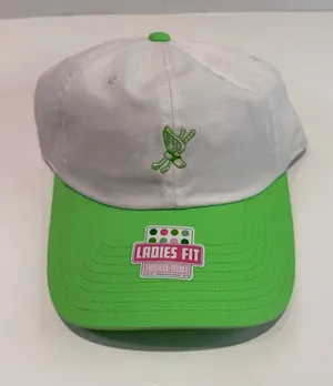 American Needle Ladies Fit Golf Hat White Lime Green Embroidered NEW thumbnail 1