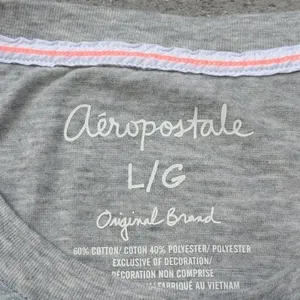 NWT Aeropostale Y2K Short Sleeve Logo T-Shirt | Aeropostale Fitted T-Shirt thumbnail 3
