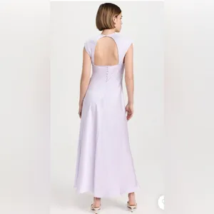 Nwot Bardot open back satin dress thumbnail 3