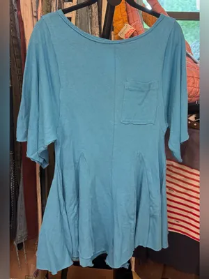 NWT Free People Free-est Mona Romper - tropical blue - XS thumbnail 7