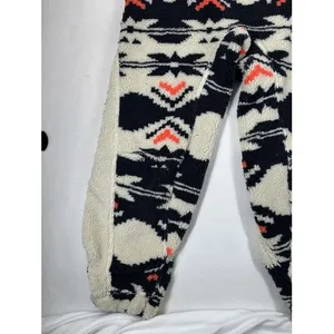 Free People Movement Printed Hit The Slopes Salopette Black Fairisle Combo Sz XS thumbnail 5