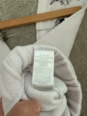 Boys Lie Room to Grow Terry Cloth Sweatpants White Rhinestone Graphic Joggers XS thumbnail 12