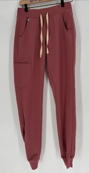 Figs xs tall Zamora joggers dusty rose color thumbnail 1